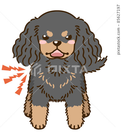 威脅美國可卡犬(黑色和棕褐色) 威脅美國可卡犬(黑色和棕褐色) 85627197