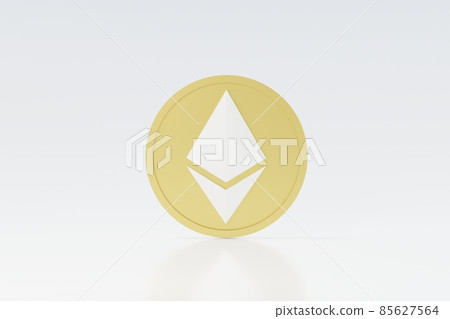 3d render stack of cryptocurrencies Ethereum or ETH. Cryptocurrency digital currency concept. New virtual money exchange in blockchain. 3d render stack of cryptocurrencies Ethereum or ETH. Cryptocurrency digital currency concept. New virtual money exchange in blockchain. 85627564