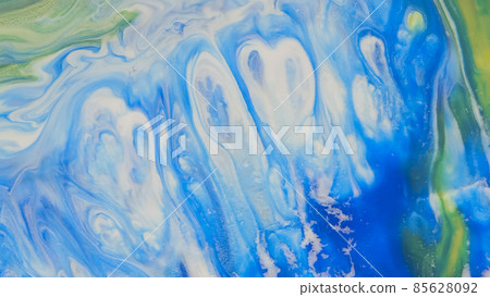 Blue stripes on a white background with gold flecks of yellow. Blue stripes on a white background with gold flecks of yellow. 85628092