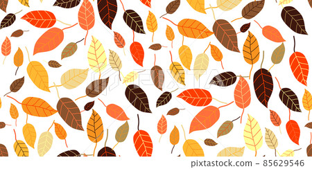 Seamless pattern with colorful autumn leaves Seamless pattern with colorful autumn leaves 85629546