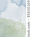 Pale blue-green watercolor background 85630169
