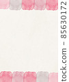 Pink watercolor background frame 85630172