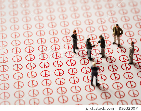 South Korean presidential election image voting mark and miniature figure 85632007