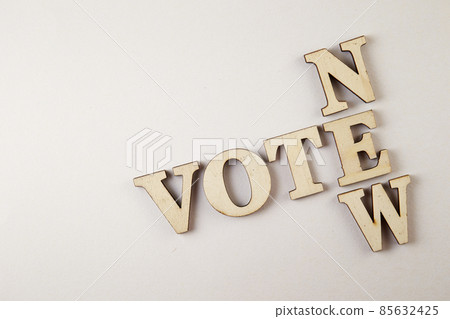 選舉投票圖像新和投票字母 選舉投票圖像新和投票字母 85632425