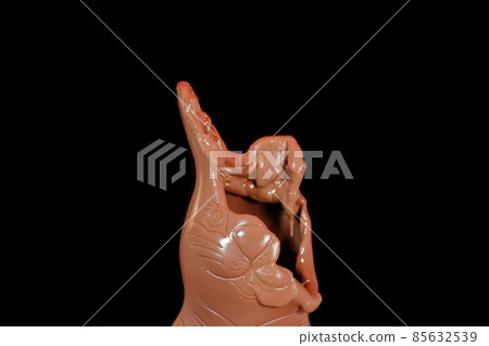 Melting Chocolate Figure, easter bunny 85632539