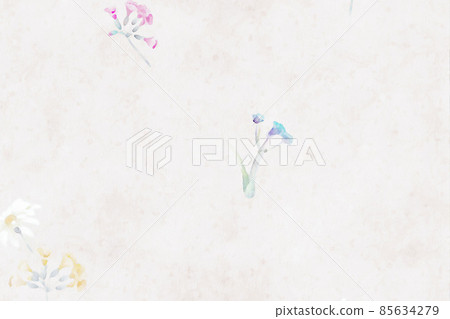 Elegant watercolor vintage floral illustration Elegant watercolor vintage floral illustration 85634279