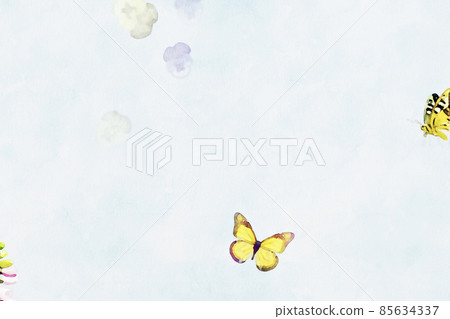 Elegant watercolor vintage floral illustration Elegant watercolor vintage floral illustration 85634337