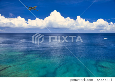 沖繩美麗的珊瑚礁海 沖繩美麗的珊瑚礁海 85635221