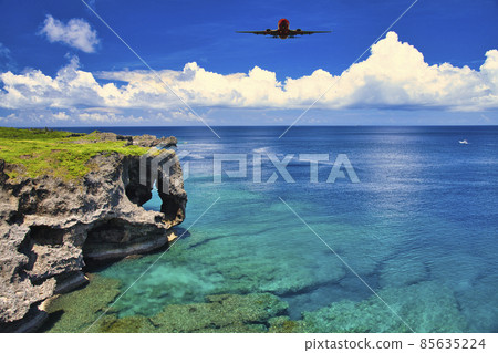 沖繩美麗的珊瑚礁海 沖繩美麗的珊瑚礁海 85635224