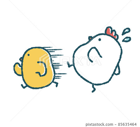 Loose chicks overtake chickens that run under-exercised 85635464