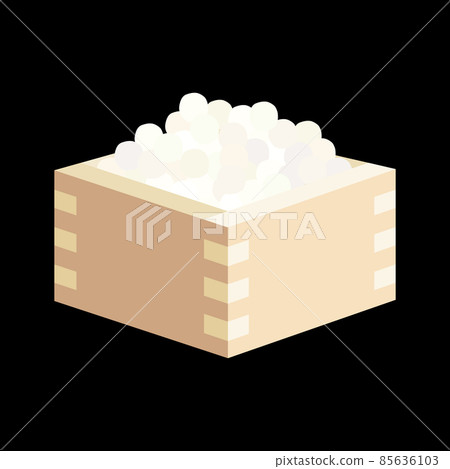 節分豆 滿須豆（黑色背景） 85636103