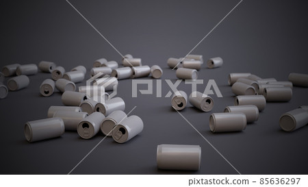 3D illustration material of empty cans Image material of environmental problems 3D rendering 3D illustration material of empty cans Image material of environmental problems 3D rendering 85636297