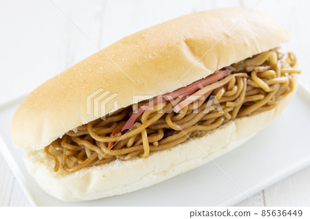 Yakisoba bread 85636449