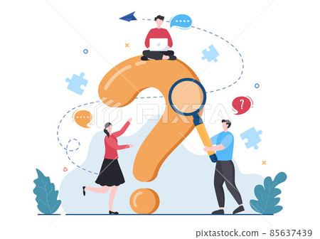 Problem and Solution in Business Solving to Look Ideas with the Concept of Teamwork Can use for Web Banner or Background Flat Illustration Problem and Solution in Business Solving to Look Ideas with the Concept of Teamwork Can use for Web Banner or Background Flat Illustration 85637439