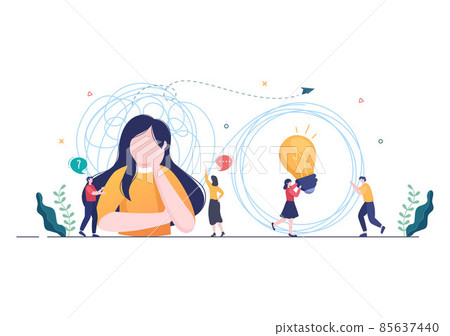 Problem and Solution in Business Solving to Look Ideas with the Concept of Teamwork Can use for Web Banner or Background Flat Illustration Problem and Solution in Business Solving to Look Ideas with the Concept of Teamwork Can use for Web Banner or Background Flat Illustration 85637440