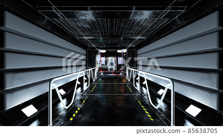 Scenery inside the spacecraft 85638705