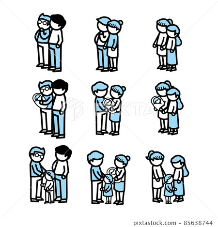 LGBT family gay simple lesbian couple LGBT family gay simple lesbian couple 85638744