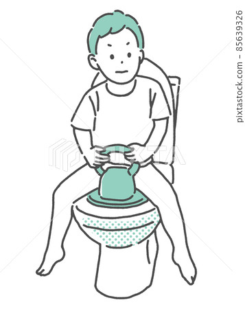 一個獨自上廁所的孩子 一個獨自上廁所的孩子 85639326