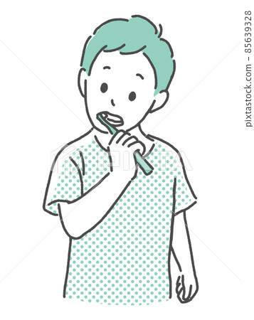 兒童刷牙 85639328