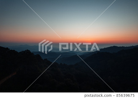 early morning sunrise in the forest early morning sunrise in the forest 85639675