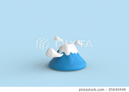 可愛又簡單的富士山 可愛又簡單的富士山 85640446