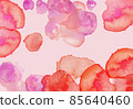 Blurred watercolor background, red 85640460