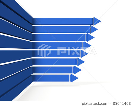 Multiple arrows that continue to move forward... - Stock Illustration ...