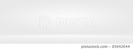 Empty white and grey studio backdrop background Empty white and grey studio backdrop background 85642644