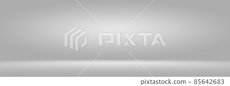 Empty white and grey studio backdrop background Empty white and grey studio backdrop background 85642683