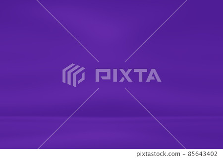 Studio Background Concept - abstract empty light gradient purple studio room background for product. 85643402