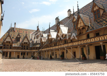 Exterior of Hôtel-Dieu in Beaune, France 85643750