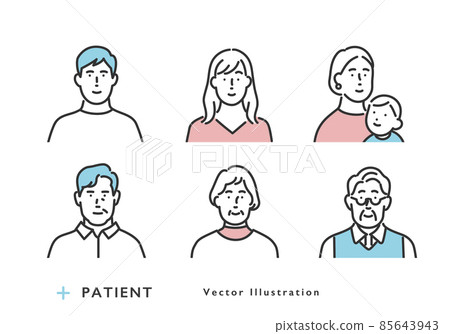 阿凡達圖標集材料為不同年齡的人 阿凡達圖標集材料為不同年齡的人 85643943