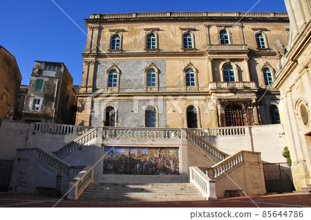 Italy, Sicily, Caltagirone, Santa Maria del Monte Grand Staircase "Scala" Top Square 85644786