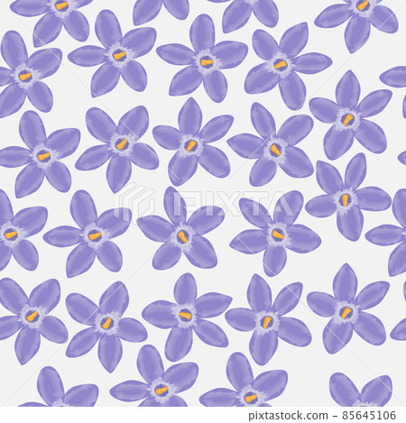 Purple delicate flowers. Vector graphics Purple delicate flowers. Vector graphics 85645106