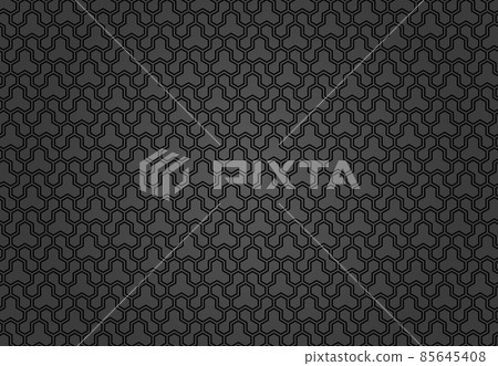 Abstract monochrome hexagon mesh seamless Vector Image