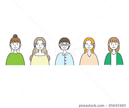 Girls illustration 85645985