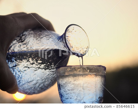 Sake image sunset back sunset back 85646615