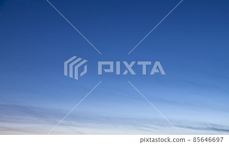 Image of a clear and cloudless sky can be used as background 85646697