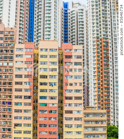 High-rise buildings in close construction 85646734