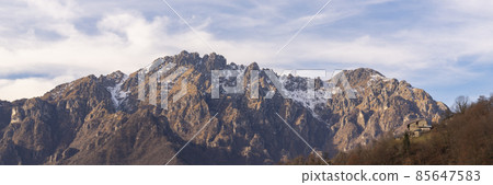 Beautiful landscape view of Orobie Alps Beautiful landscape view of Orobie Alps 85647583