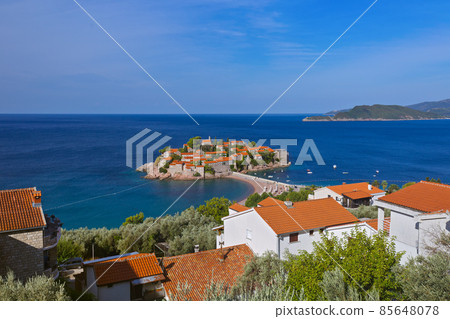 Island Sveti Stefan - Montenegro Island Sveti Stefan - Montenegro 85648078