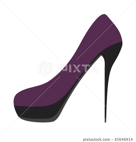 Female Shoe With High Heel Icon 85648914
