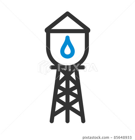 Water Tower Icon Water Tower Icon 85648933