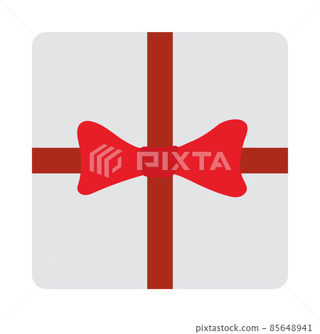 Gift Box With Ribbon Icon 85648941