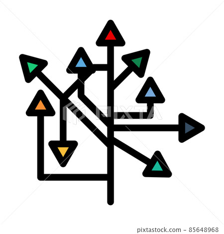 Direction Arrows Icon Direction Arrows Icon 85648968