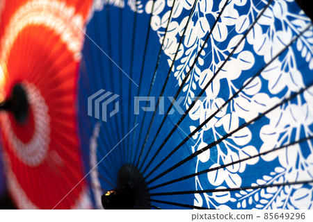 藍色日本傘 85649296