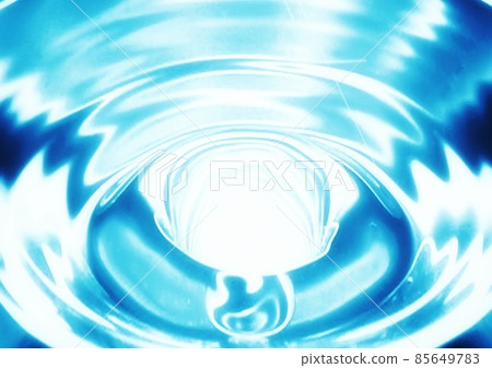 Illustration of ripples spreading on the surface of the water Illustration of ripples spreading on the surface of the water 85649783