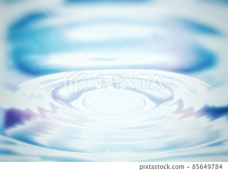 Illustration of ripples spreading on the surface of the water Illustration of ripples spreading on the surface of the water 85649784
