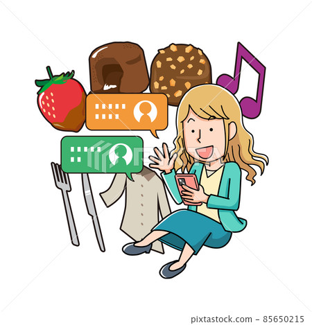 時髦女性 85650215