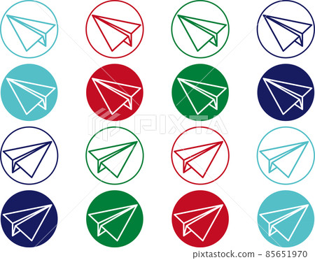 紙飛機圖標集 2 85651970